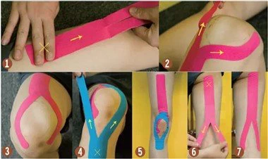 Arddwrn Tâp Athletaidd