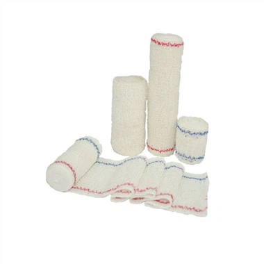 Cyfanwerthu Cotwm Elastig Uchel Meddygol Addasu Maint Bandage Crepe Spandex