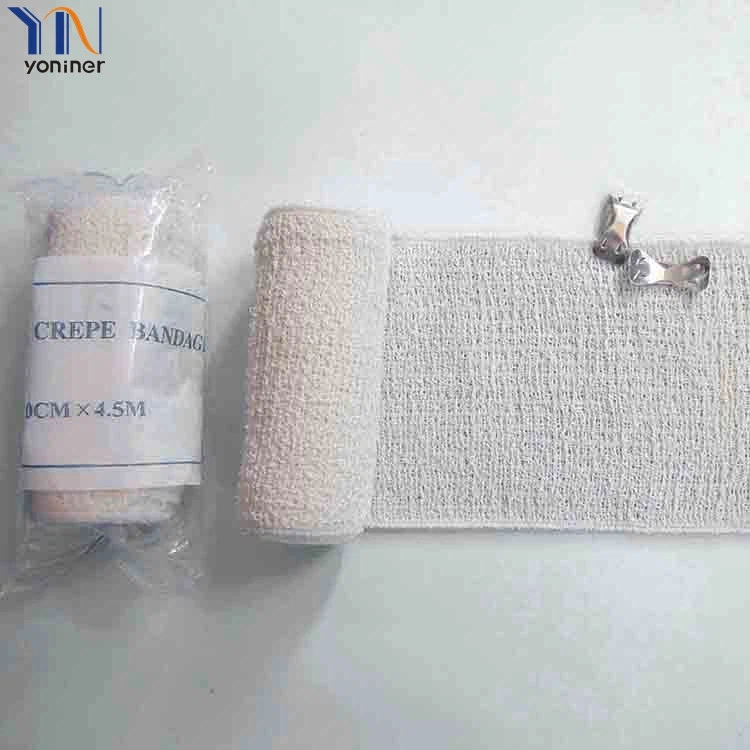 gyda neu heb glipiau cotwm spandex deunydd crepe rhwymyn crêp